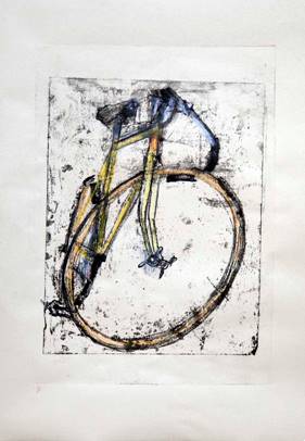 BSA Print Experiment 8 | Bicycle Paintings, Prints and Custom Bike Art Portraits